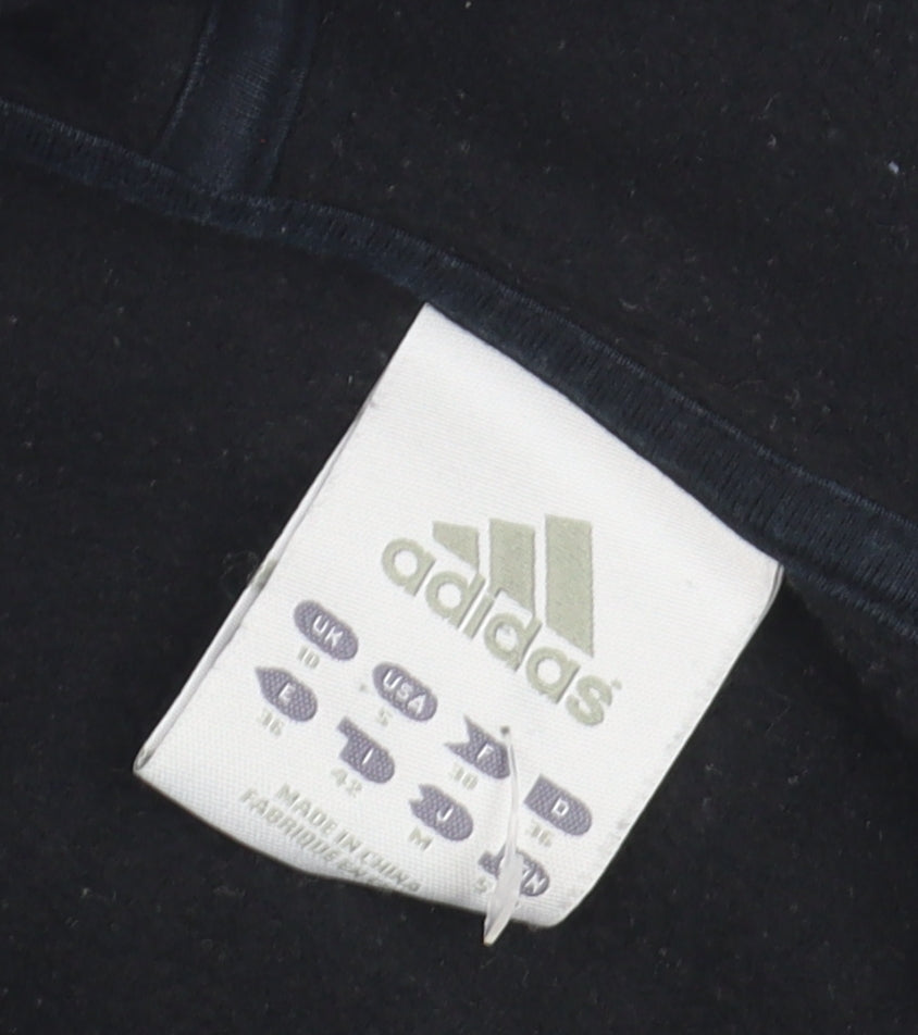 Adidas Unisex Kids Black Pullover Hoodie Size 11-12 Years