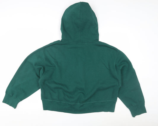 Adidas Women’s Green Hoodie - Size 16, Casual Autumn Wear