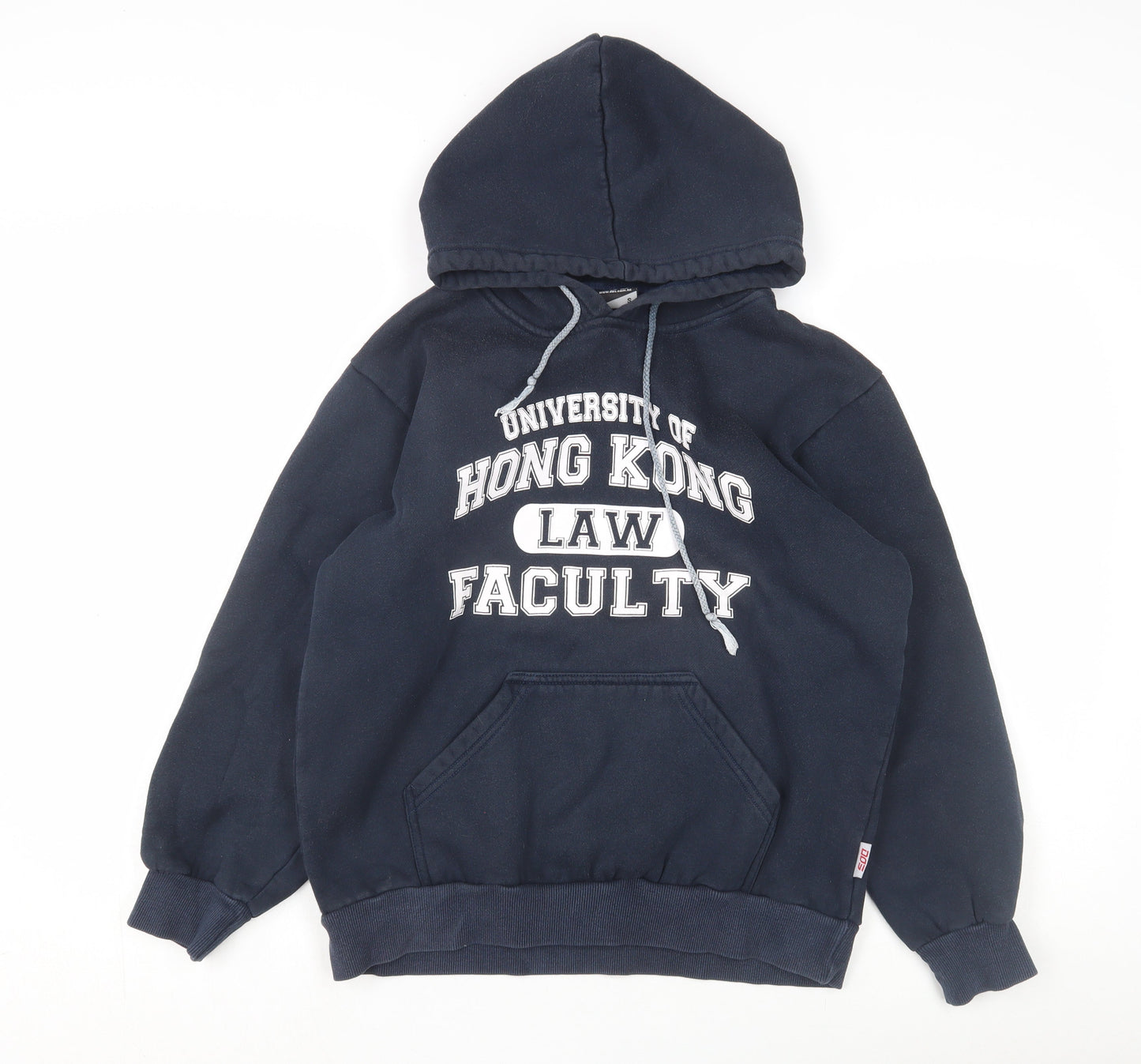 DOS Men's Blue University Graphic Hoodie Size S