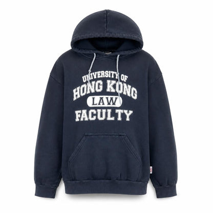 DOS Men's Blue University Graphic Hoodie Size S