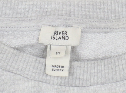 River Island Grey Women's Pullover Sweatshirt M