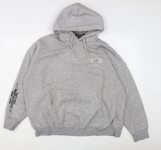 Mens UK Size S Couture Grey Pullover Hoodie