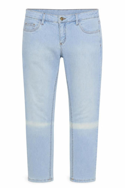 Mens UK Size M John Baner Regular Fit Straight Blue Jeans