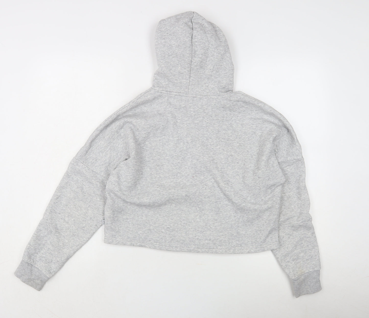 Puma Teens Grey Hoodie - Logo Accents