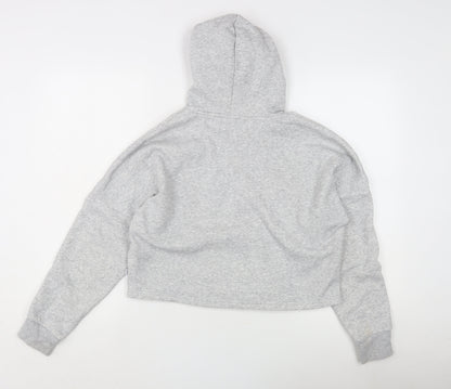 Puma Teens Grey Hoodie - Logo Accents