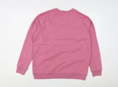 Womens UK Size 8 Jack Wills Pink Pullover Sweatshirt