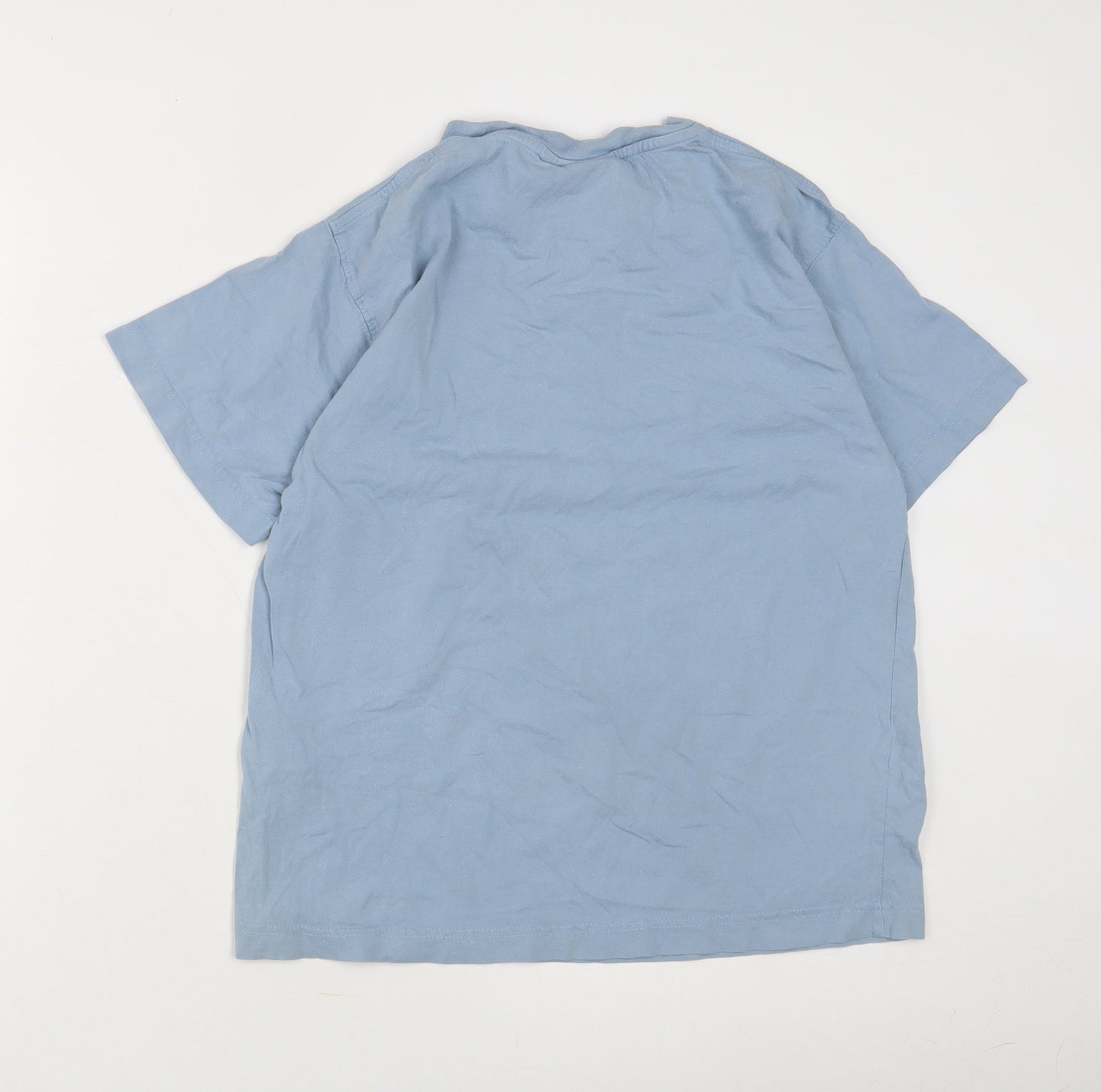 Unisex Adults UK Size M Kangol Blue Basic T-Shirt