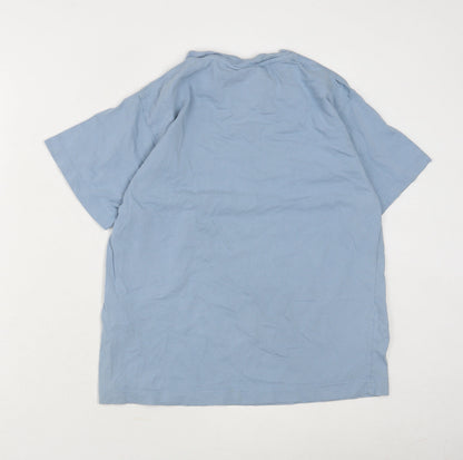 Unisex Adults UK Size M Kangol Blue Basic T-Shirt