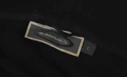 Mens UK Size L Mountain Life Black Basic Jacket