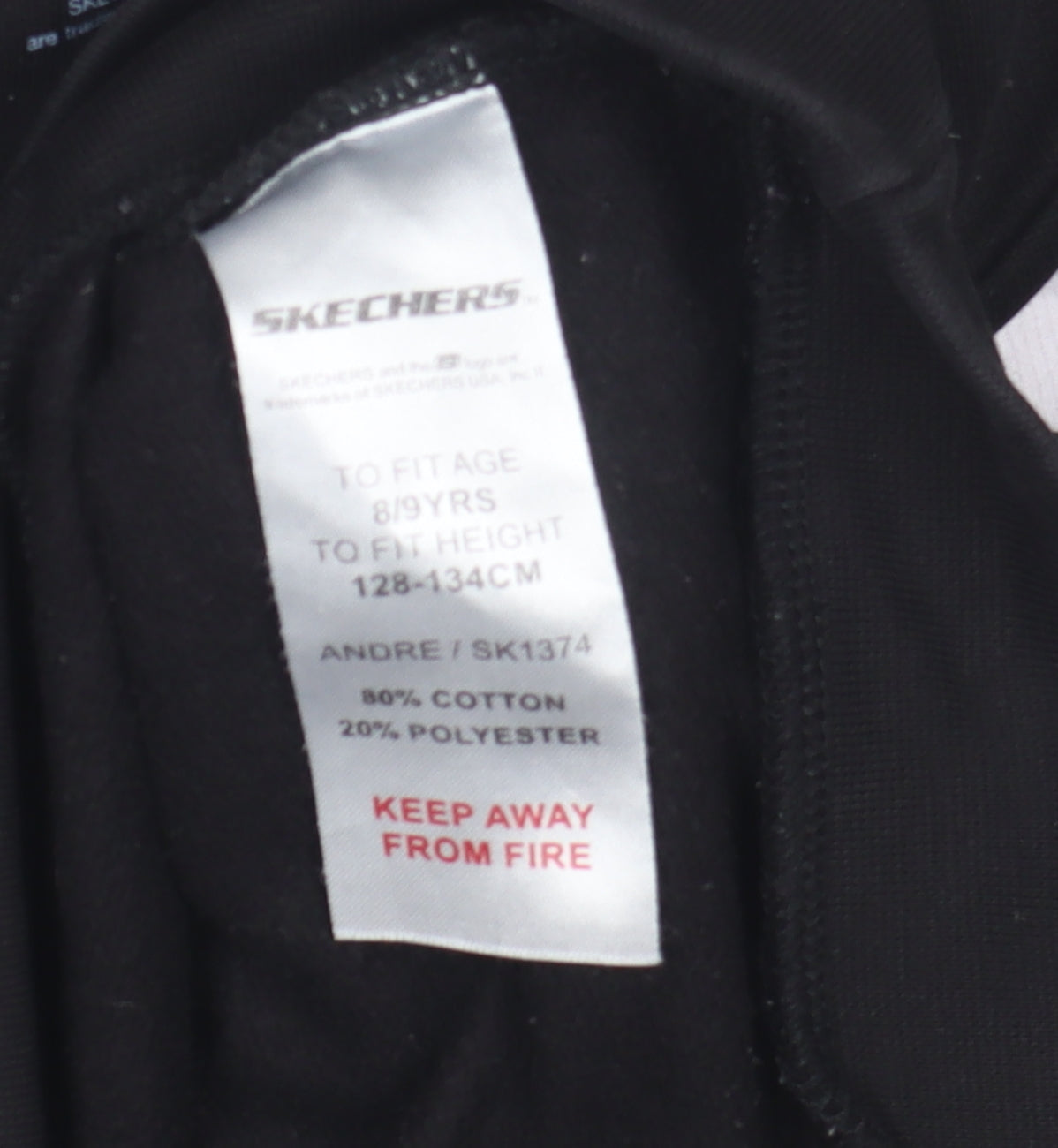 Skechers Boys Black Hoodie, 8-9 Years, Graphic Print Pullover