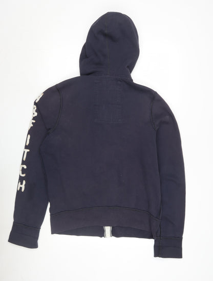 Abercrombie & Fitch Men's Blue Full Zip Hoodie M
