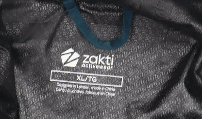 Zakti Men's Blue XL Outdoor Hooded Windbreaker Jacket