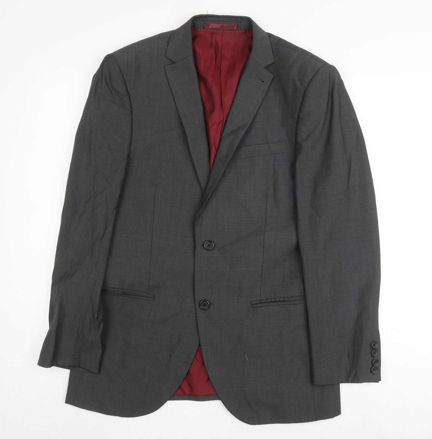 Mens UK Size 38 NEXT Regular Grey Suit Jacket