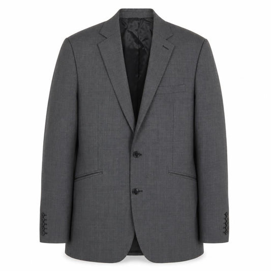 Alexandre Savile Row Grey Wool Men's Blazer 40L