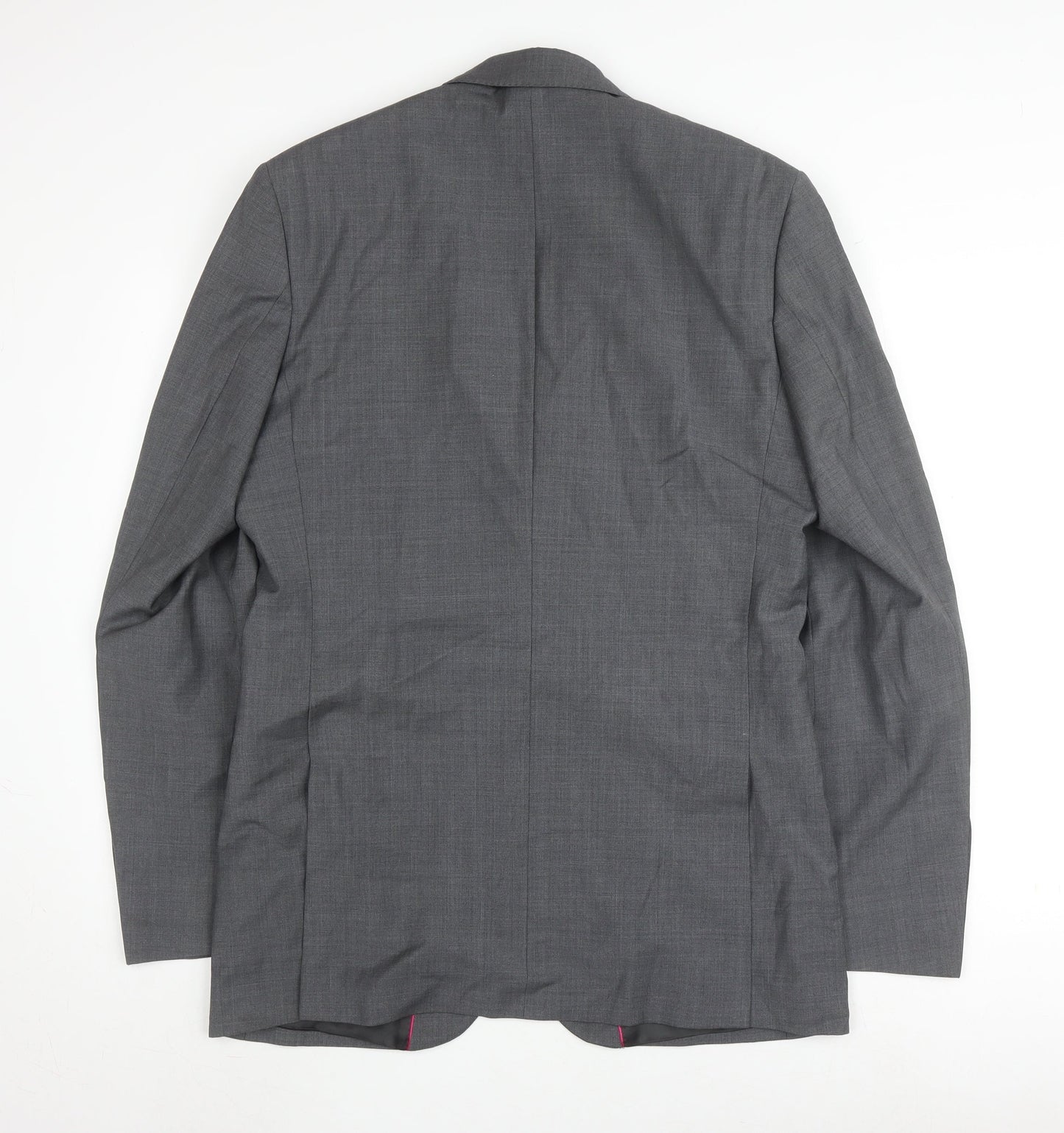 Alexandre Savile Row Grey Wool Men's Blazer 40L