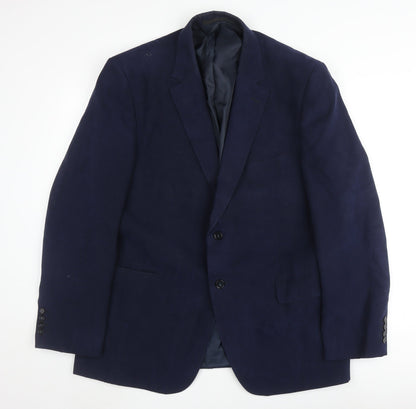Mens UK Size 44 Marks and Spencer Regular Blue Suit Jacket