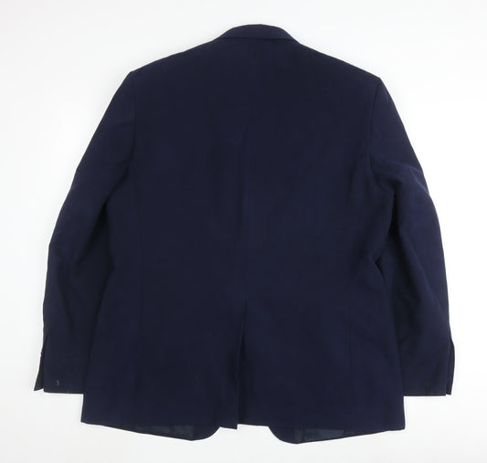 Mens UK Size 44 Marks and Spencer Regular Blue Suit Jacket