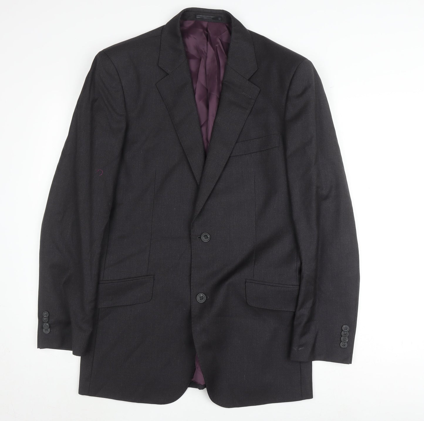 Mens UK Size 40 T.M.Lewin Regular Grey Suit Jacket
