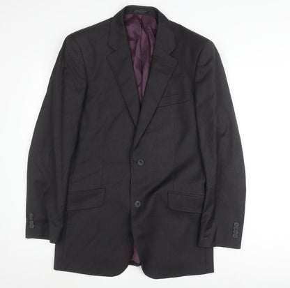Mens UK Size 40 T.M.Lewin Regular Grey Suit Jacket