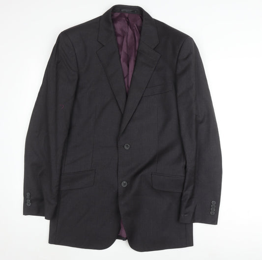 Mens UK Size 40 T.M.Lewin Regular Grey Suit Jacket