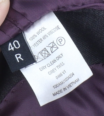 Mens UK Size 40 T.M.Lewin Regular Grey Suit Jacket
