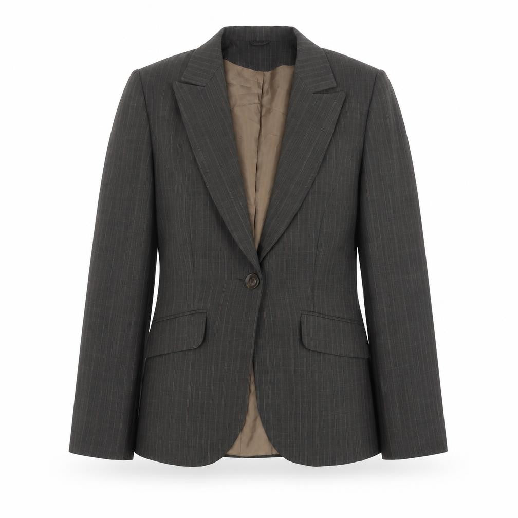 Womens UK Size 12 Bay Regular Grey Blazer