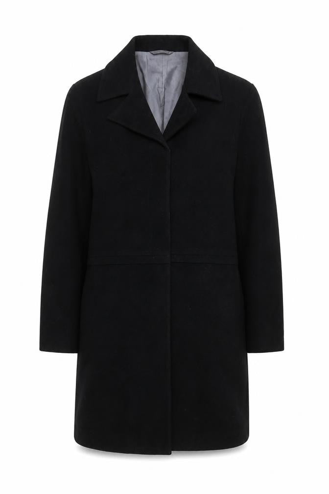 Suzuya Women's Black Wool Coat Size S