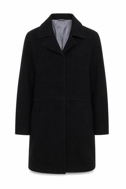 Suzuya Women's Black Wool Coat Size S