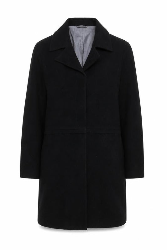 Suzuya Women's Black Wool Coat Size S