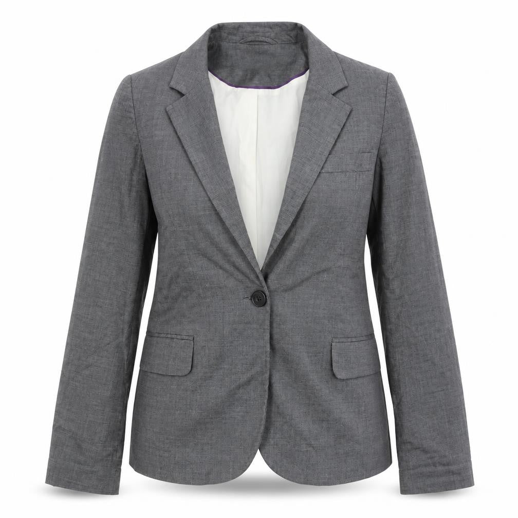 Womens UK Size 8 Dorothy Perkins Regular Grey Blazer
