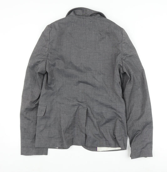 Dorothy Perkins Women's Grey Blazer Size 8 - Elegant Business Jacket