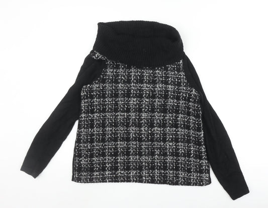 Womens UK Size 10 Marks and Spencer Black Pullover Jumper