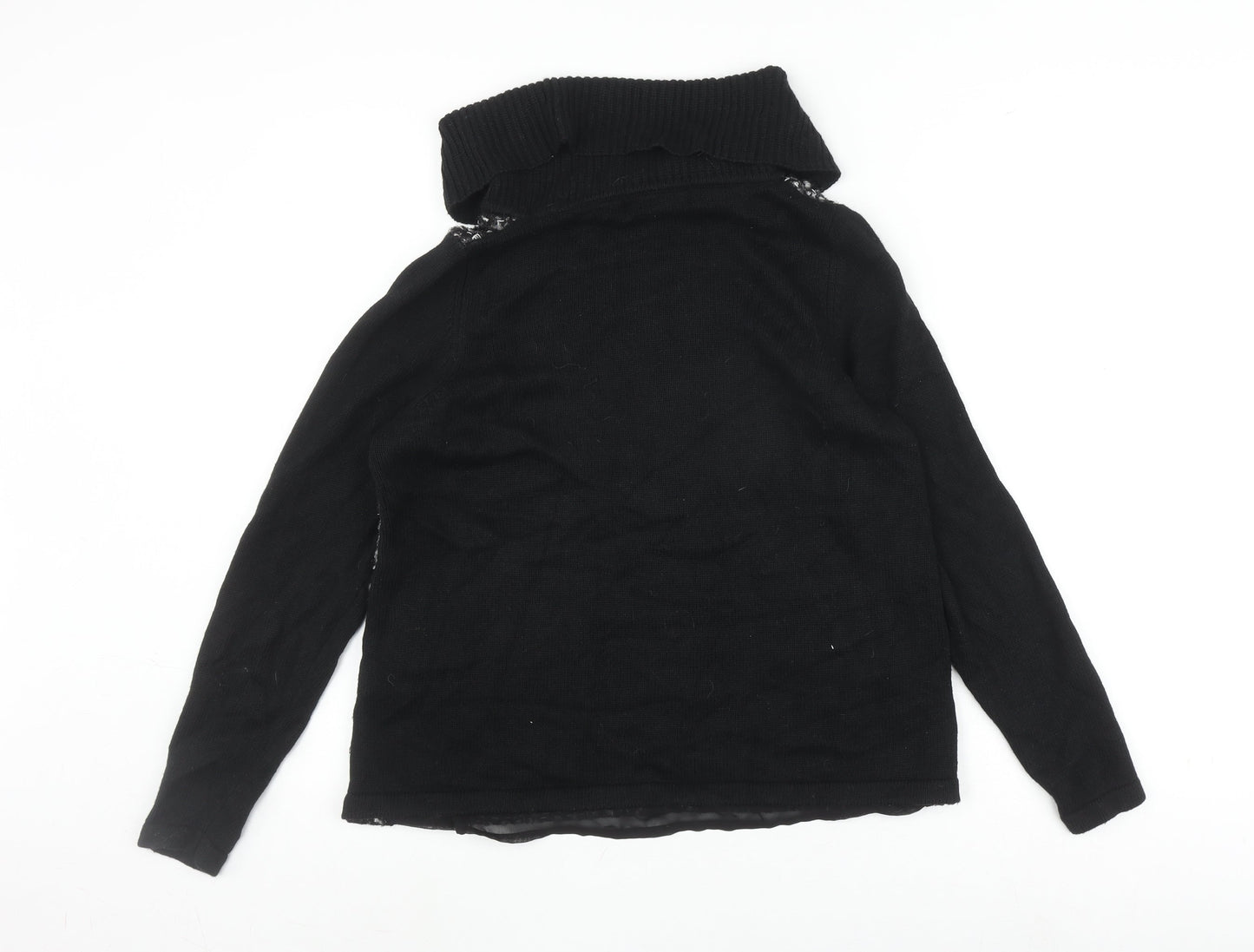 Womens UK Size 10 Marks and Spencer Black Pullover Jumper
