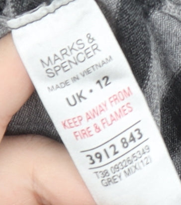 Womens UK Size 12 Marks and Spencer Grey Basic