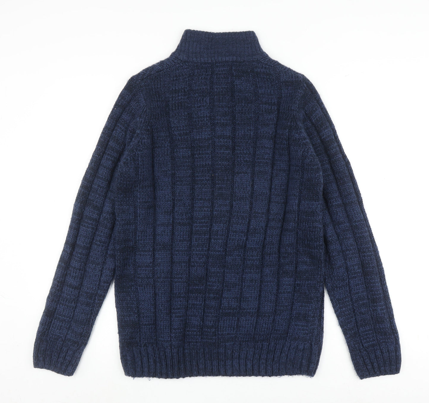 James Pringle Men's Blue Full Zip Jumper Size S