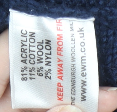 James Pringle Men's Blue Full Zip Jumper Size S