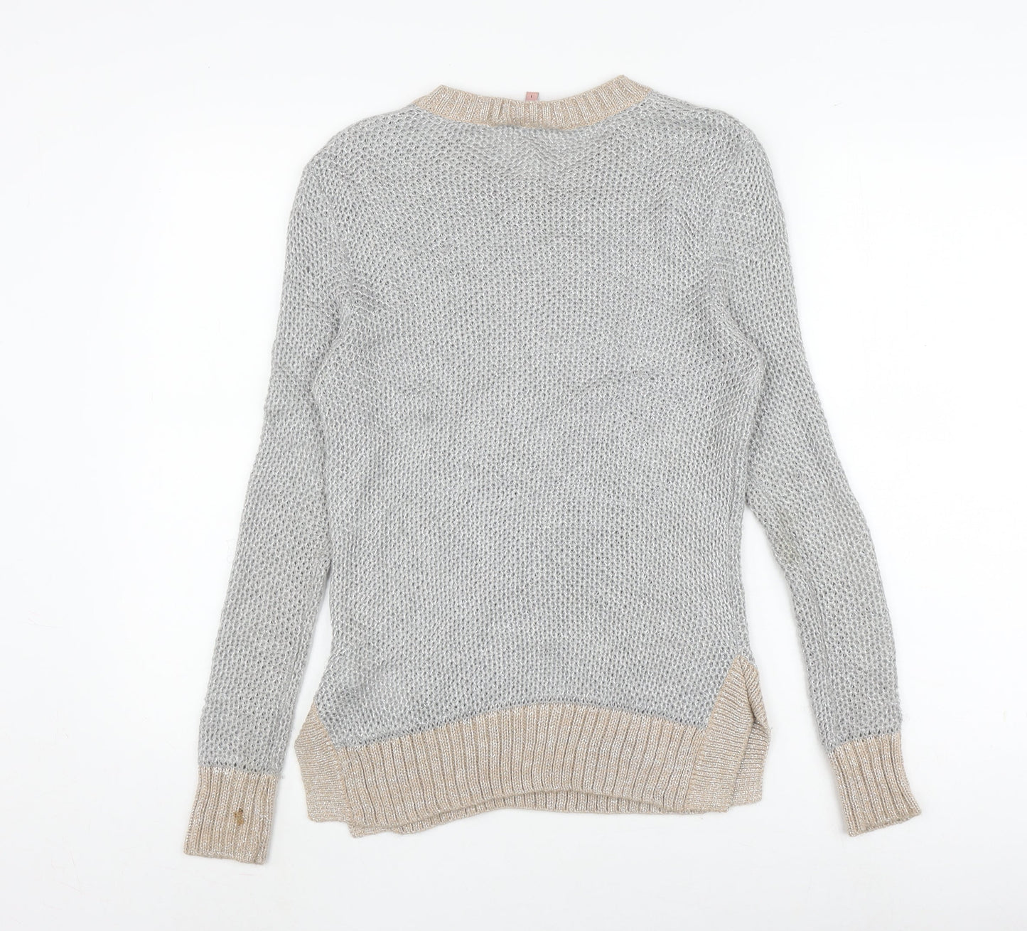 Womens UK Size S Ted Baker Beige Pullover Jumper