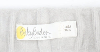 Baby Boden Unisex Jogger Trousers Grey 3-6M, Casual Comfort