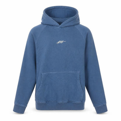Next Boys Blue Hoodie Age 12-13 Pullover Logo Graphic