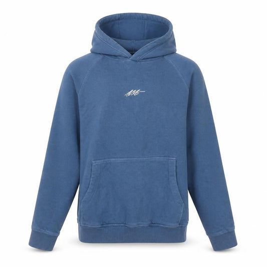 Next Boys Blue Hoodie Age 12-13 Pullover Logo Graphic
