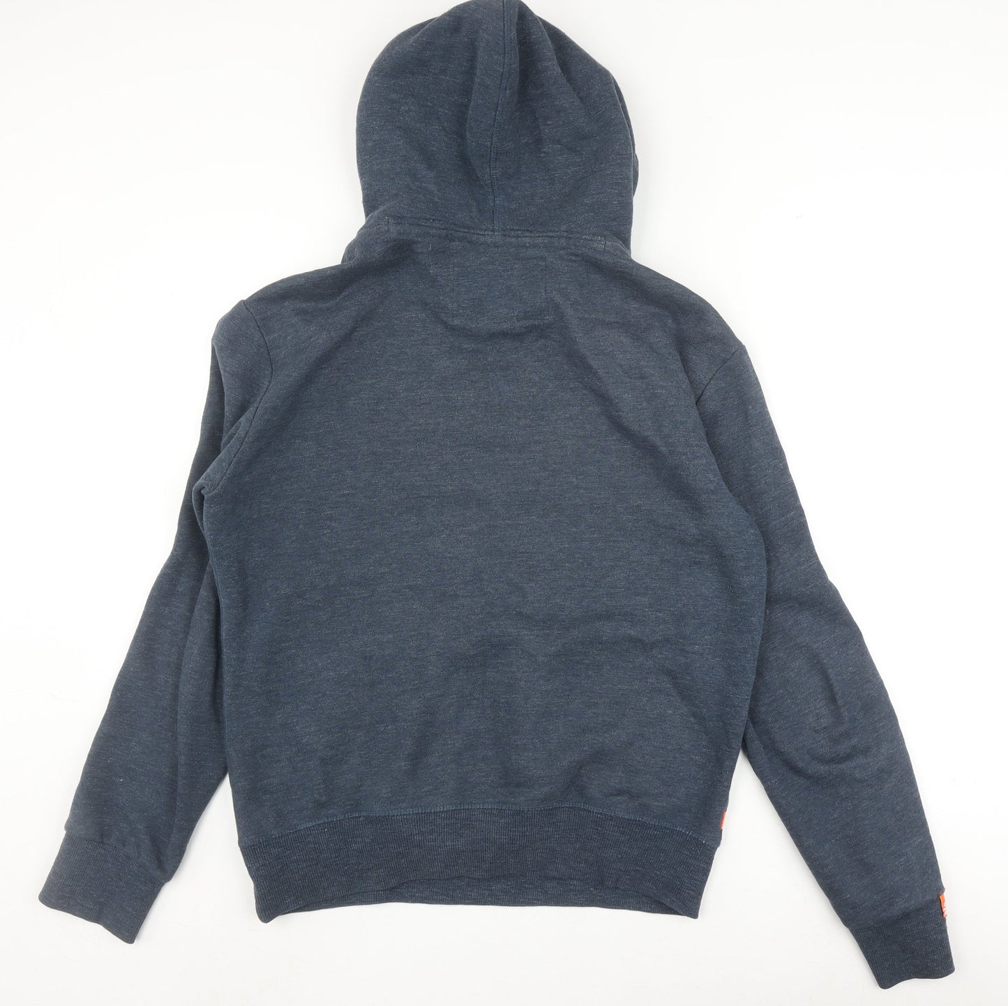 Mens UK Size S Superdry Blue Pullover Hoodie