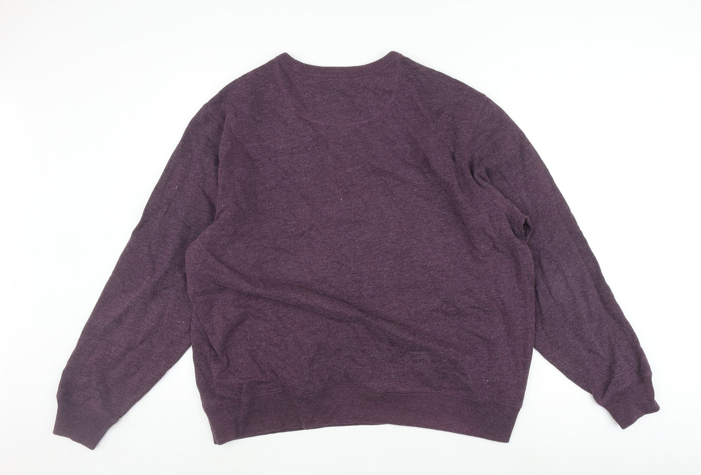 Mens UK Size XL Marks and Spencer Purple Pullover Sweatshirt