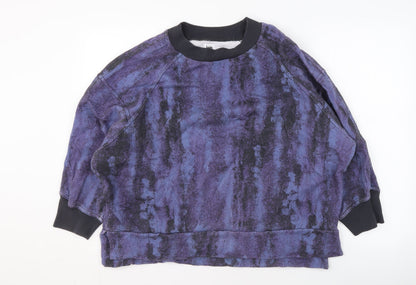 Kin Unisex Blue Pullover Sweatshirt L