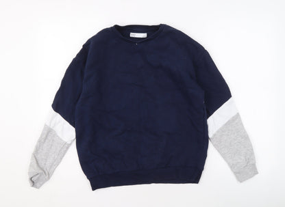 Marks and Spencer Boys Blue Pullover Sweatshirt 11-12 Years