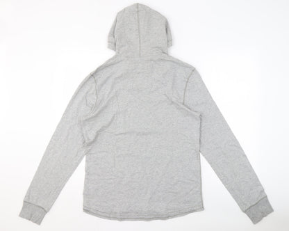 Mens UK Size M NEXT Grey Pullover Hoodie