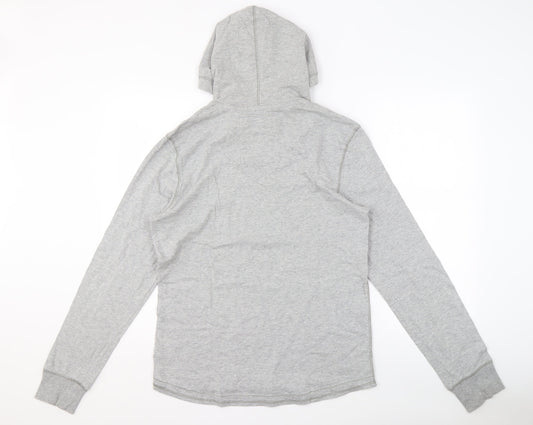 Mens UK Size M NEXT Grey Pullover Hoodie