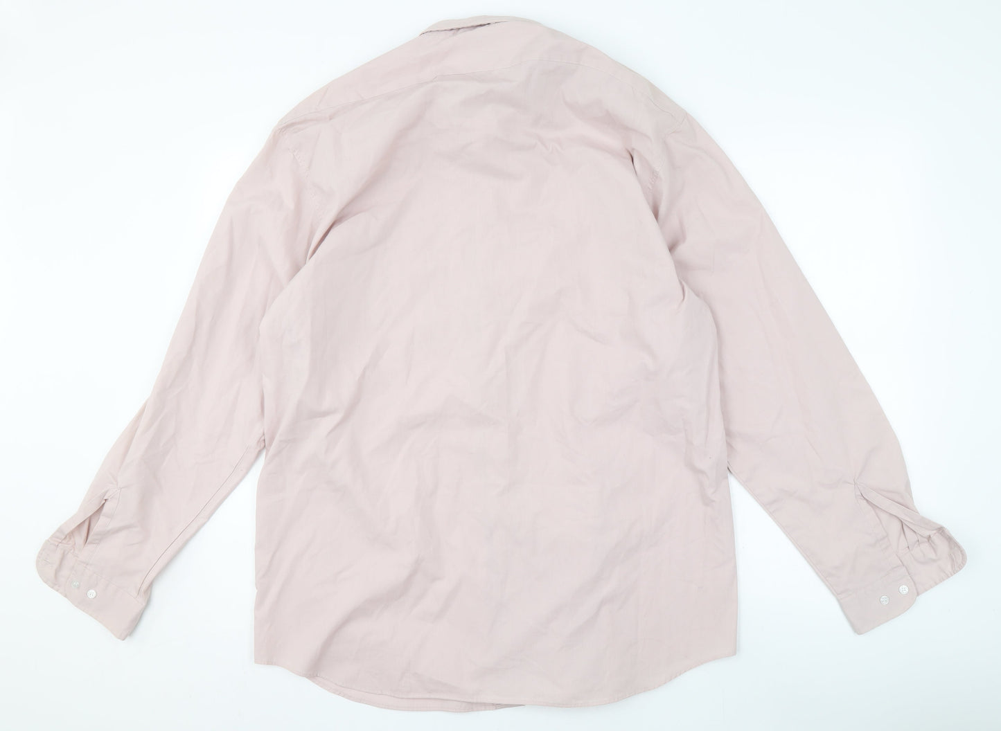 Woods & Gray Men's Beige Long Sleeve Button-Up Shirt