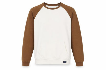 Mens UK Size S Pull & Bear Brown Pullover Sweatshirt