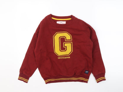Marks and Spencer Boys Red Harry Potter Sweatshirt 9-10 Years