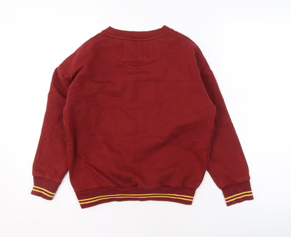 Marks and Spencer Boys Red Harry Potter Sweatshirt 9-10 Years